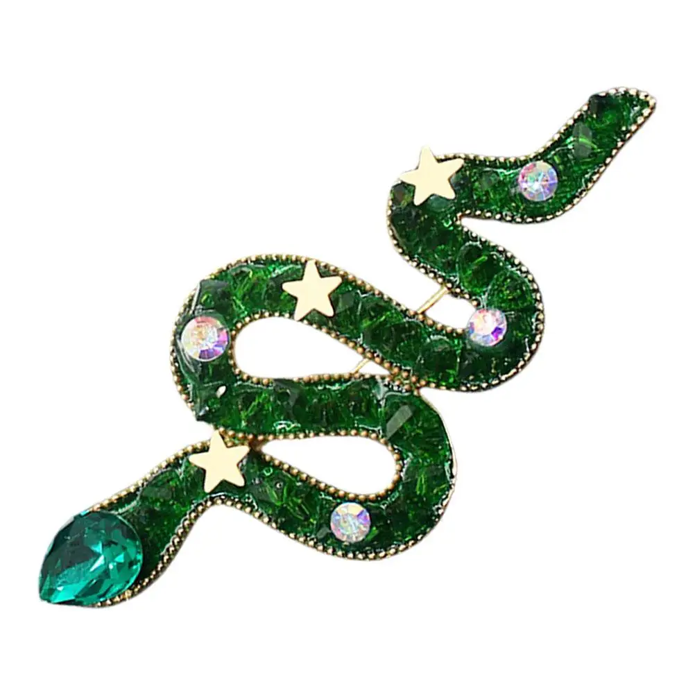 

Snake Brooches Vintage Decor Halloween Alloy Animal Pins Men and Women