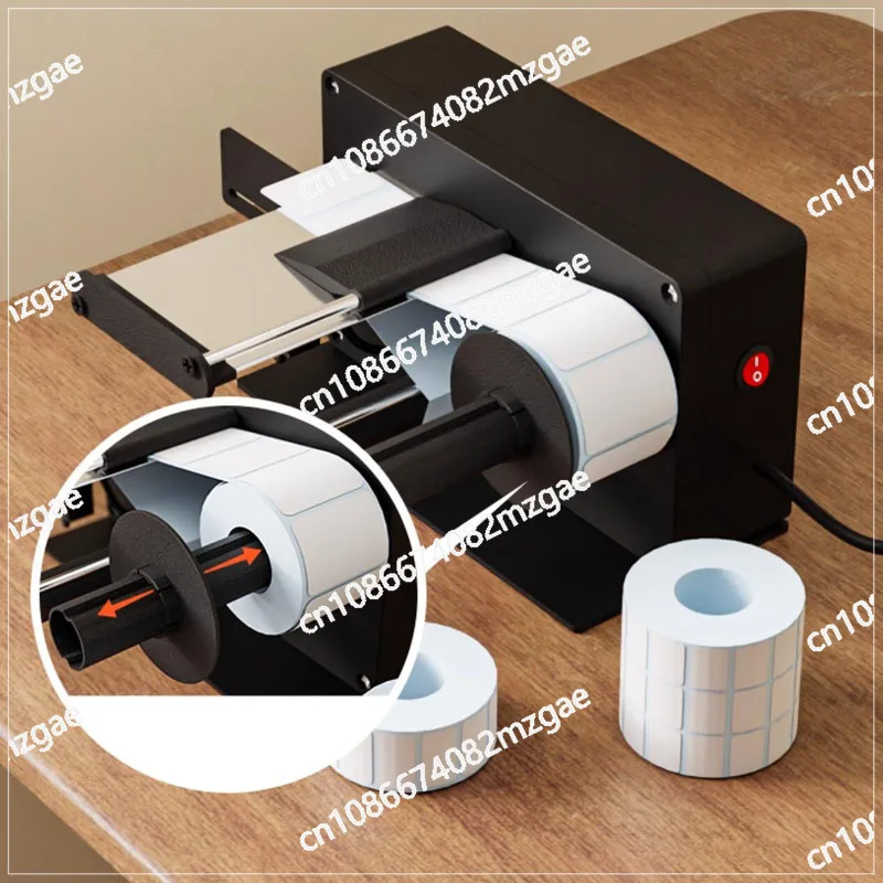 Fully automatic label peeling machine, adhesive paper multi row label peeling machine, electric induction