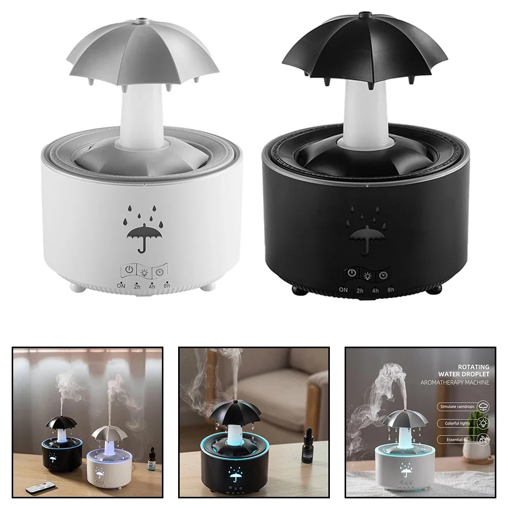 Umbrella Humidifier Umbrella Diffuser With Rain Effect 7 Colors LED Diffuser Power Tool Sets Multitool