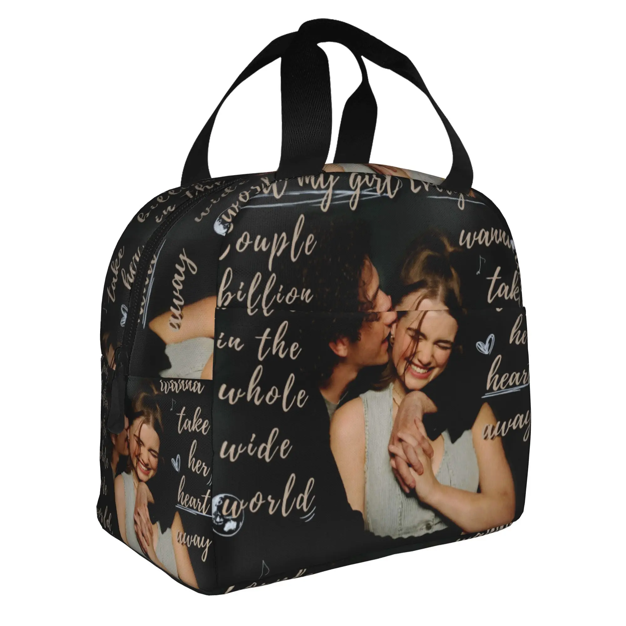 Offs Campuses Portable Lunch Boxes Women Leakproof Romantic TV Series Cooler Thermal Food Insulated Lunch Bag Office Work