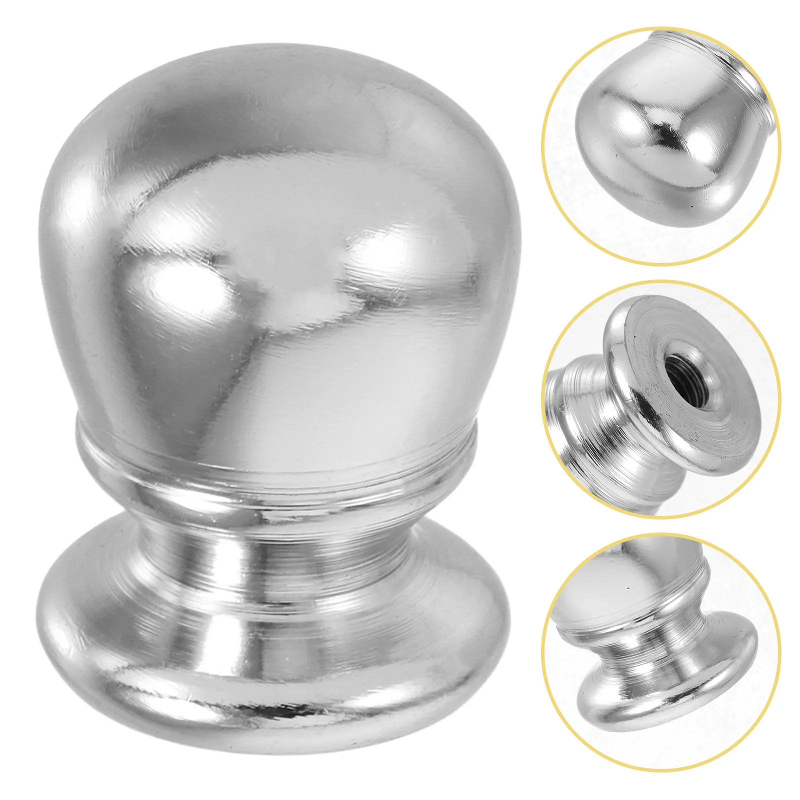 2Pcs Lamp Finial Caps Metal Decorative Knobs for Table Floor Desk Lampshade Replacement Accessories Enhance Lighting Fixtures
