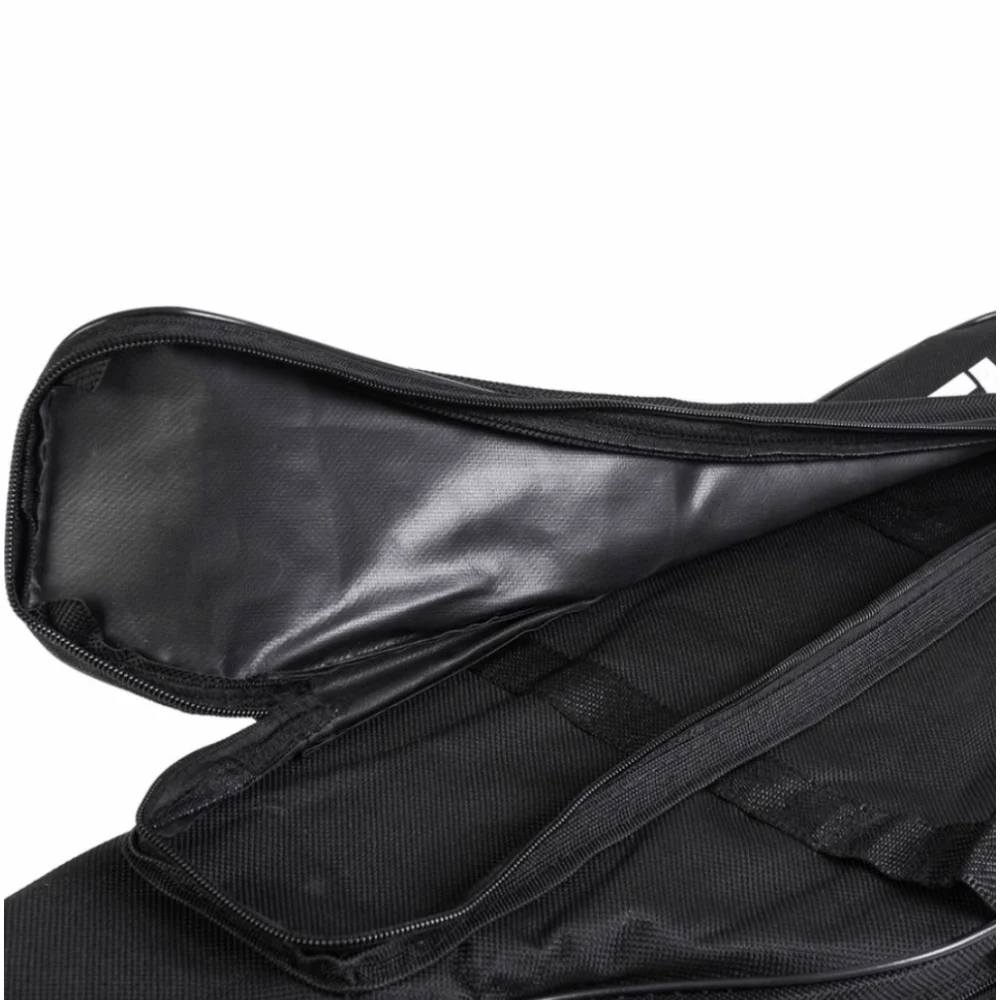Durable Double Layered Fishing Rod Bag Oxford Fabric Foldable Fishing Pole Bag 80cm Length Fishing Rod Case Outdoor Fishing