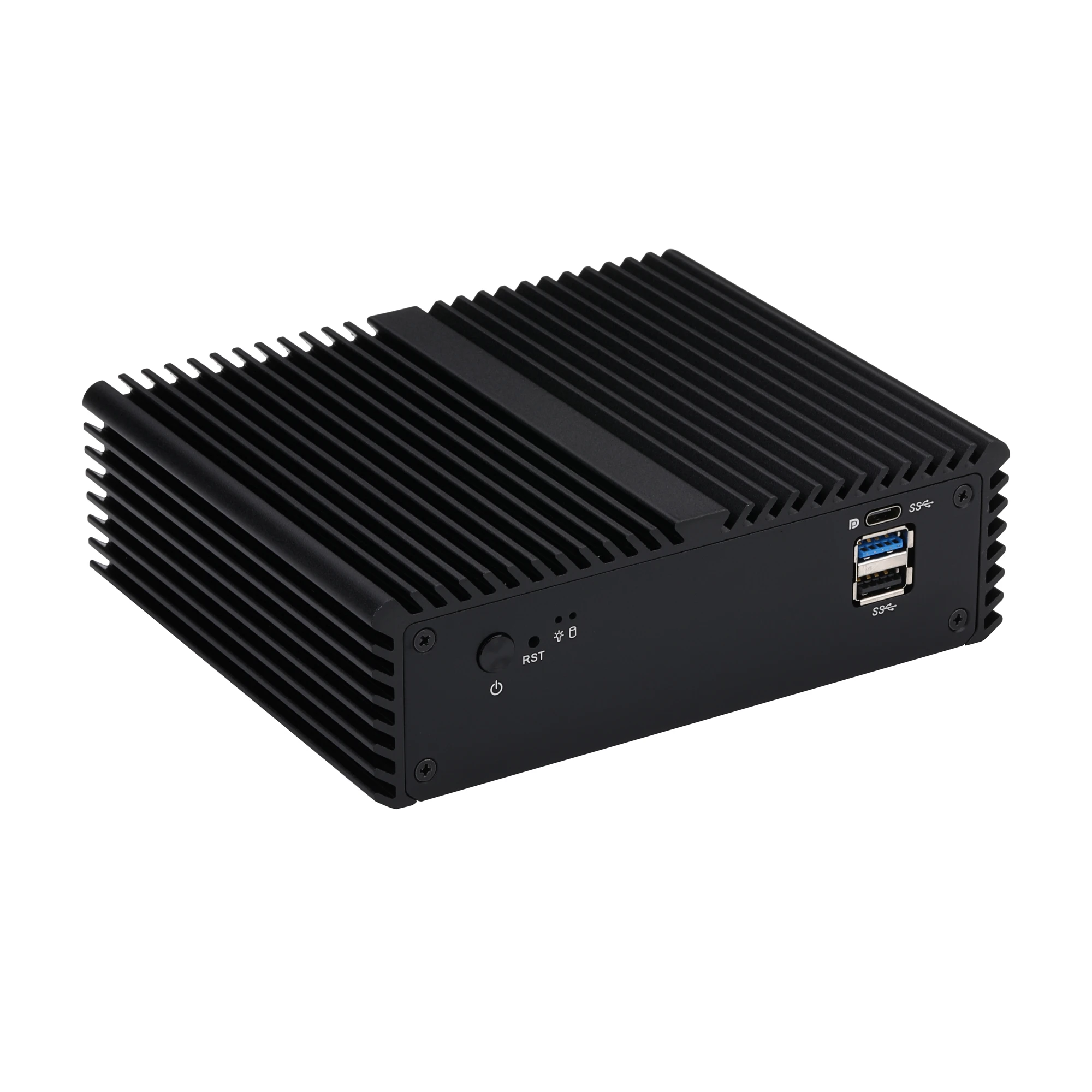 Kansung-Mini PC Celeron N5105, Quad Core Barebone, 4 x RJ-45, LAN, DDR4, Ram, M.2, SSD, AES-NI, ordenador sin ventilador