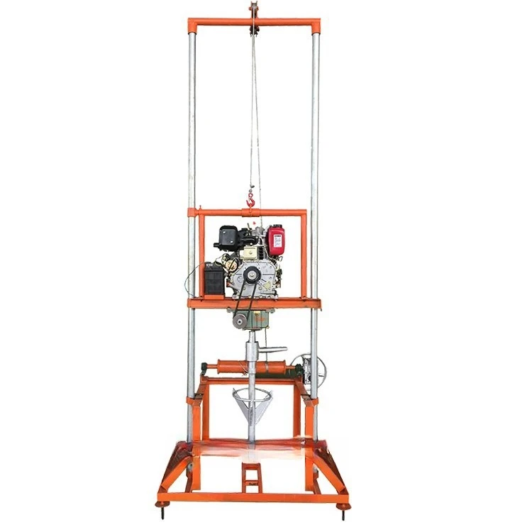 Drilling Household , and water extraction rig, lightweight 100-meter electric farmland drilling rig