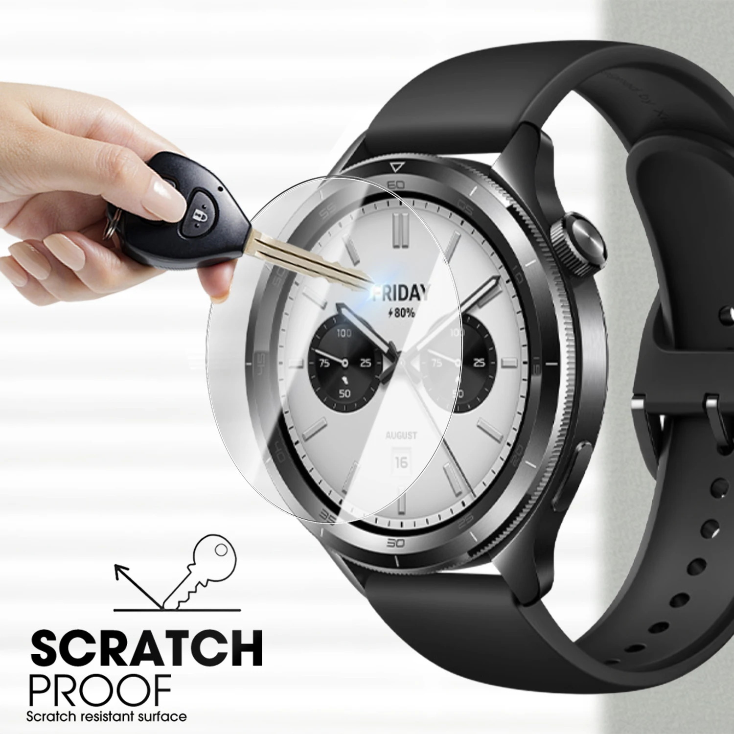 1/3/5PCS Tempered Glass for Xiaomi Watch S4 41mm 9H Hardness Anti-scratch Waterproof Protective Films for Mi Watch S4 41mm