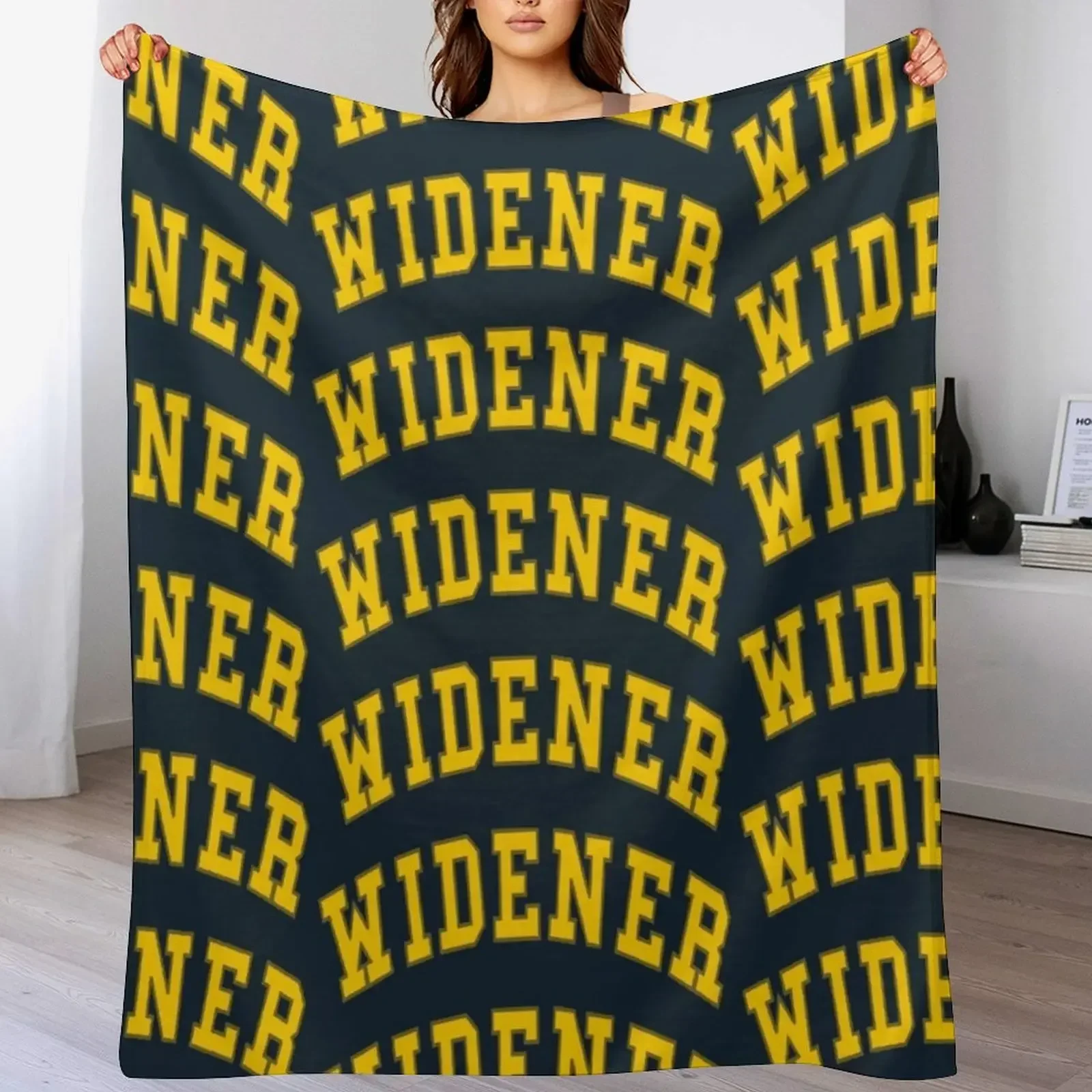 widener university Throw Blanket Color Fast Cozy Throw Blanket