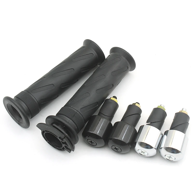 7/8 inch 22mm Vintage motorcycle double line handlebar grips for EN125  GS125 handlebar rubber cover accessories