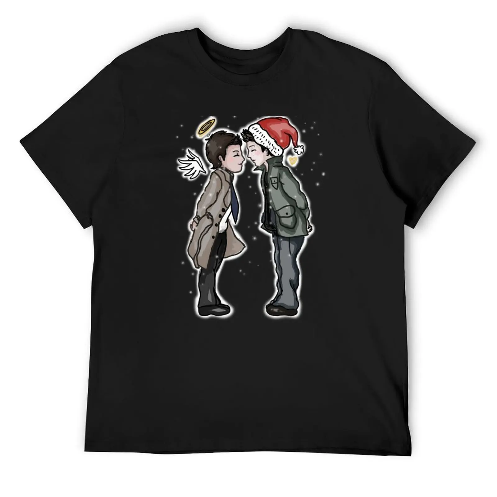 A Destiel Christmas T-Shirt summer tops shirts graphic tee designer shirts plain black t shirts men