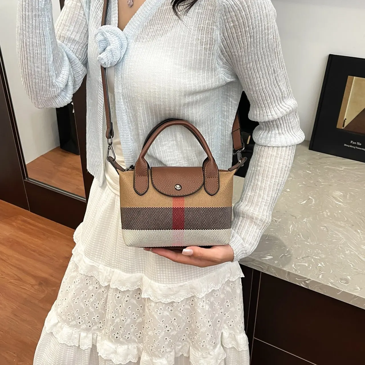 2025 جديد! حقيبة كتف نسائية مزخرفة - تصميم منقوش متخصص، ركاب - صديقة للغاية - عملية #4