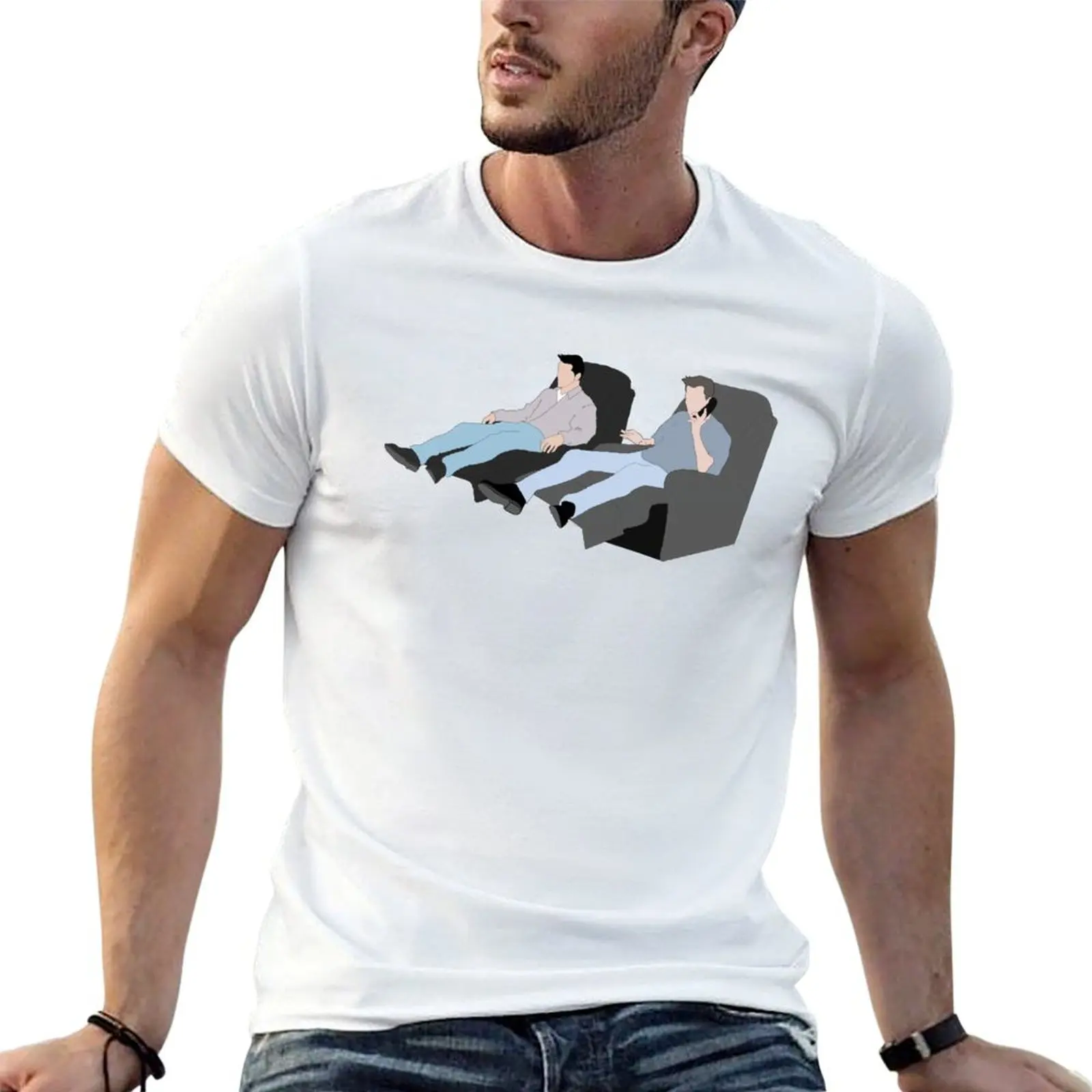 

FRIENDS and roommates lounging T-Shirt anime t shirts for man t shirt for man 100 percent cotton T-Shirt
