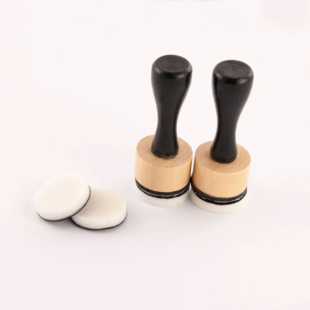 Diy scrapbooking mini tinta tintas mistura ferramentas de mistura cúpula espuma plana cúpula recargas ferramenta esponja plana