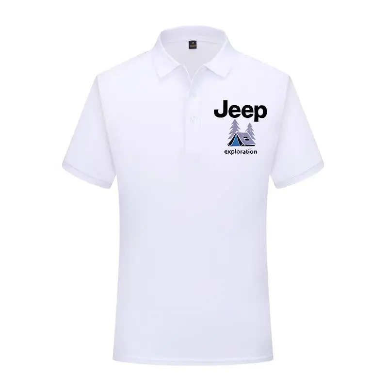 

JEEP Men's 2026 Summer New Polo Shirt High-end Business Casual Lapel Short Sleeve