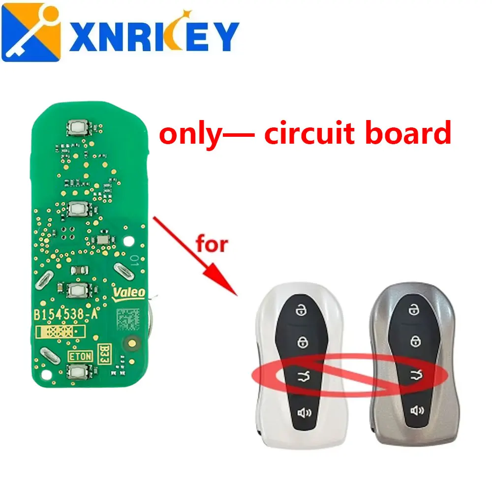 

XNRKEY Car Smart Remote Key for Geely car Only key blade/ OEM Only circuit board for Geely car Proton Emgrand X7 GS Binray