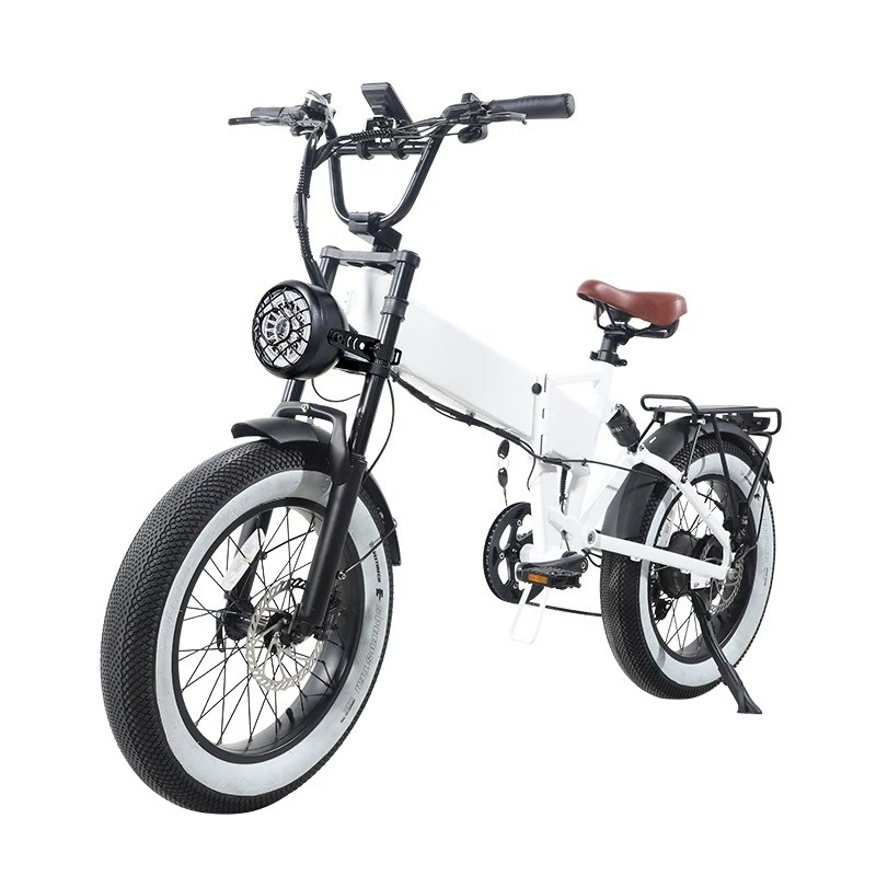 

20-Inch mini folding electric vehicle, small and light battery car, driving bicycle