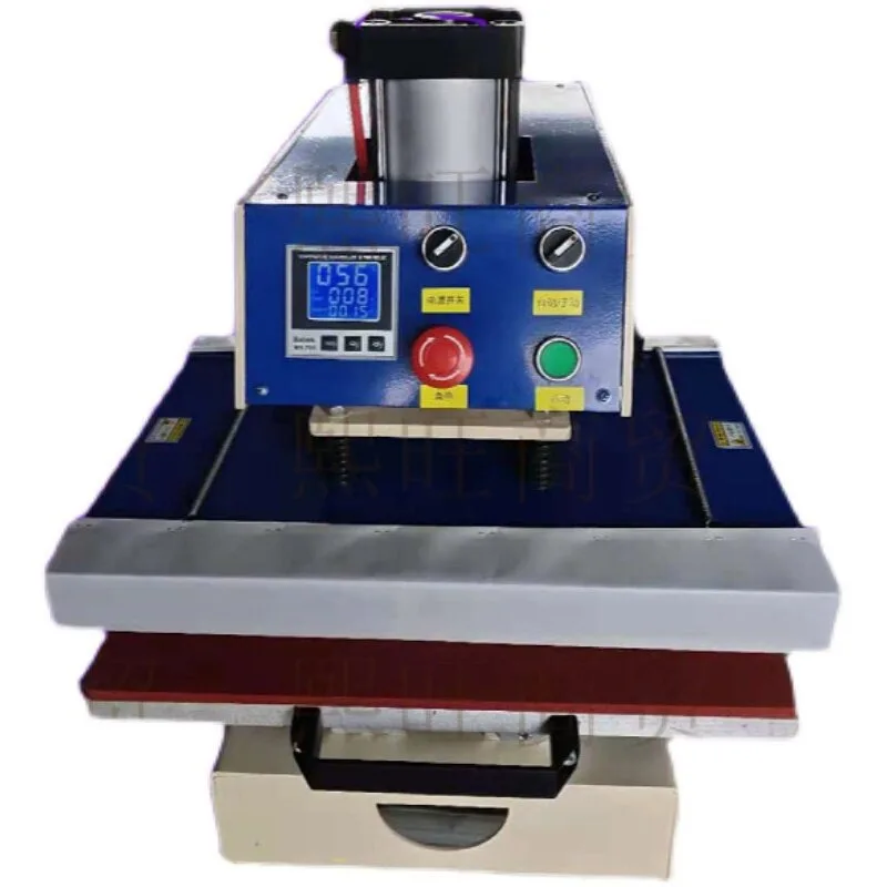 Pneumatic heat transfer machine Single station pull-out ironing machine Labeling machine