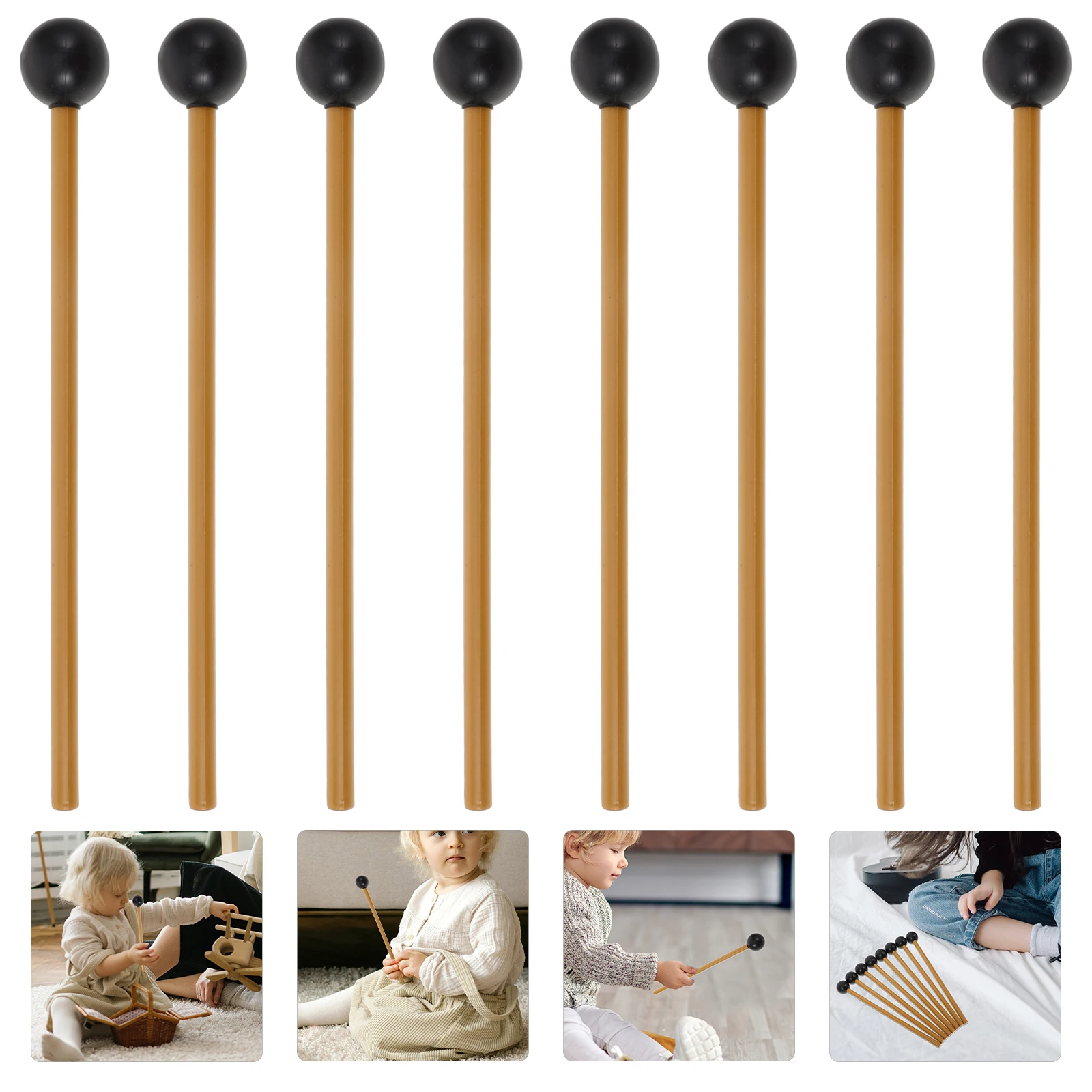 ไม้ตีกลองแบบใช้แล้วทิ้ง น้ำหนักเบา สำหรับการสอนดนตรี เด็กๆ ผู้เริ่มต้น เครื่องดนตรีประเภทกลอง