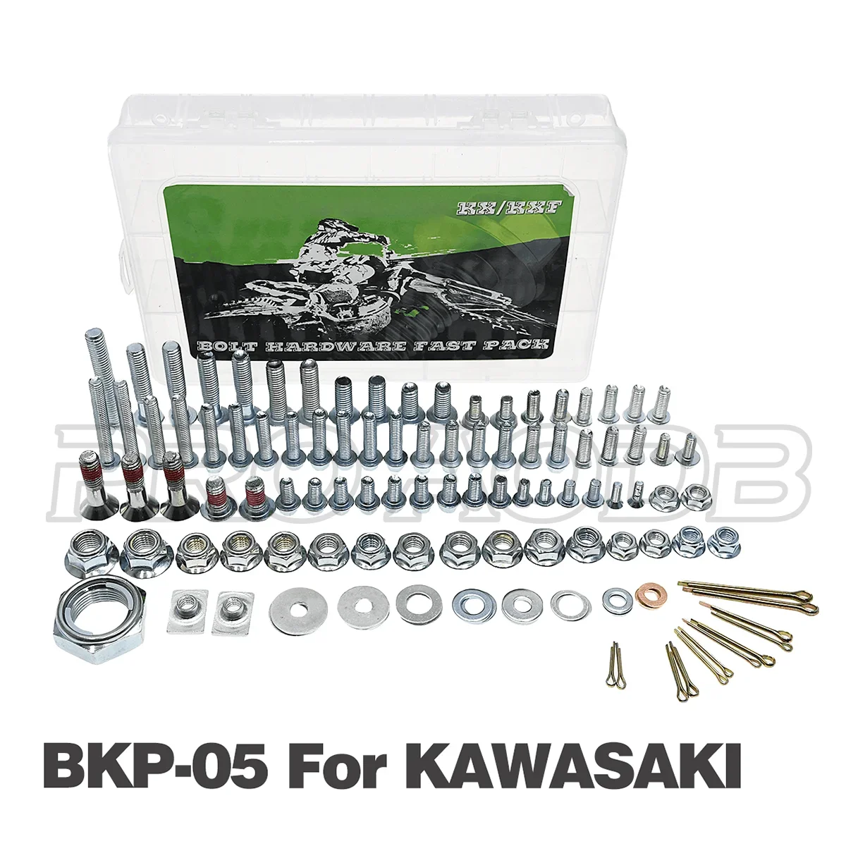 Kit di fissaggio in plastica completa per bulloni hardware per la maggior parte dei veicoli fuoristrada a quattro ruote, kit bulloni per viti ATV fuoristrada Quad Bike