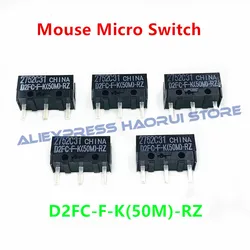 10Pcs Micro Switch D2FC-F-K (50M)-RZ green dot 50 million Applicable for RAZER Computer mouse microswitch D2FC F K 50M RZ Button