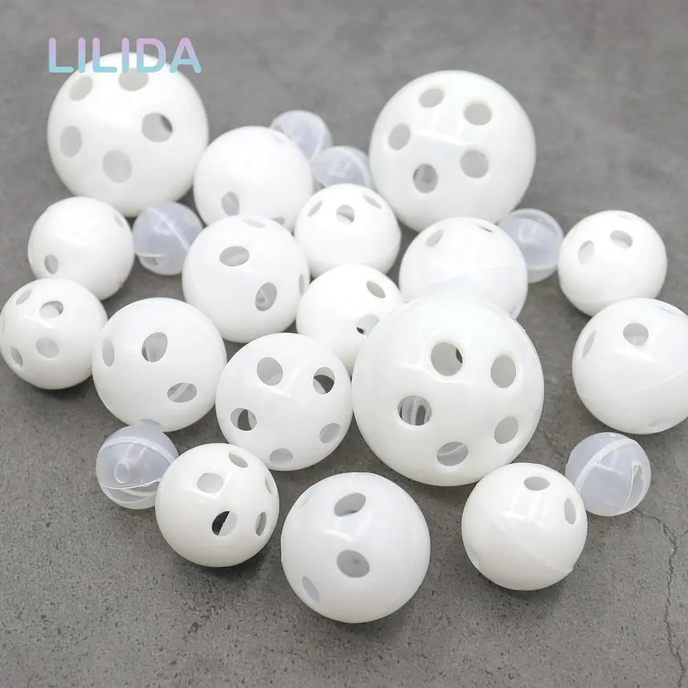 30/50/100pcs Plastic Rattle Bell Ball Squeaker Noise Generator Insert DIY Repair Fix Dog Toy Pet Accessories17/24/28/38mm