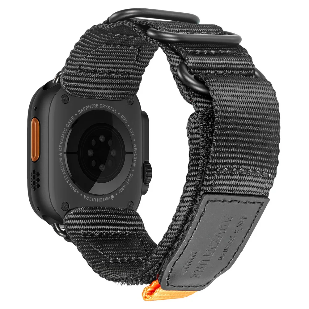 Hemsut Straps For Apple Watch Band Super Rugged Nylon Sports Strap Woven Loop Design Compatible With iWatch 38/40/42mm/45/49mm