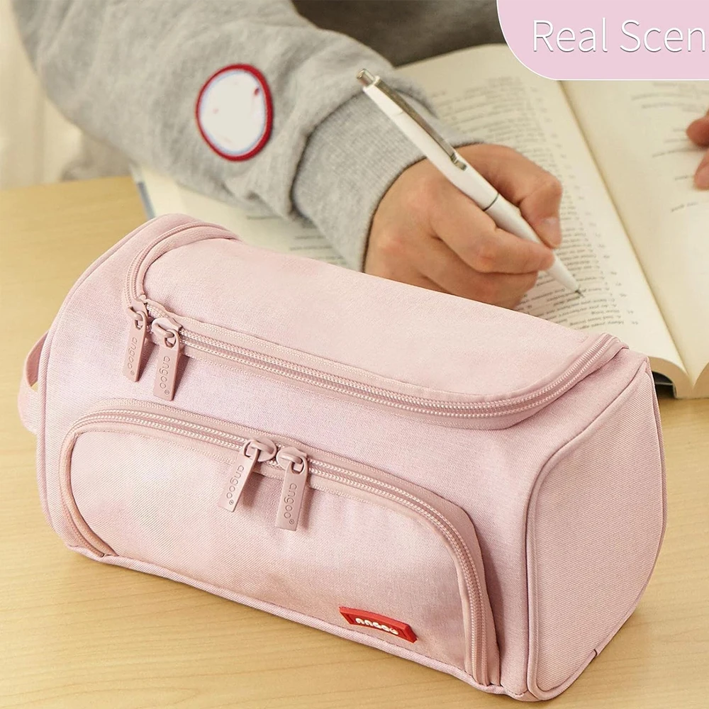 Imagem -06 - Super Grande Cute Pencil Case Pencil Box Bolsa de Armazenamento de Grande Capacidade Pensil Case Kawaii Presente de Papelaria Escolar para Menino e Menina