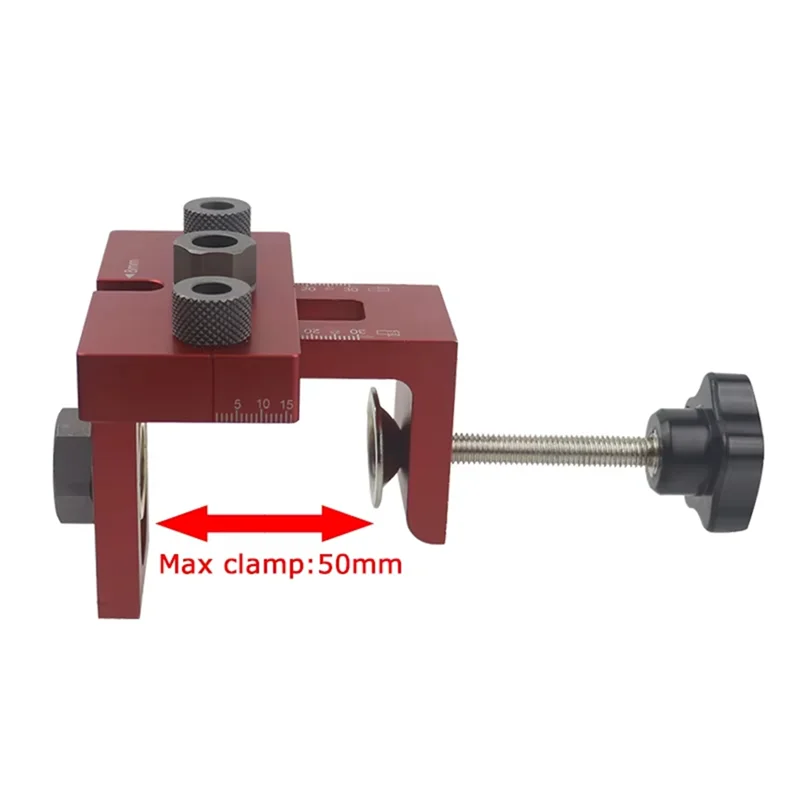 

A53Q-Universal 3 In 1 Woodworking Doweling Jig Kit Pocket Hole Jig Locator Drill Guide For Cabinet Furniture Assembly