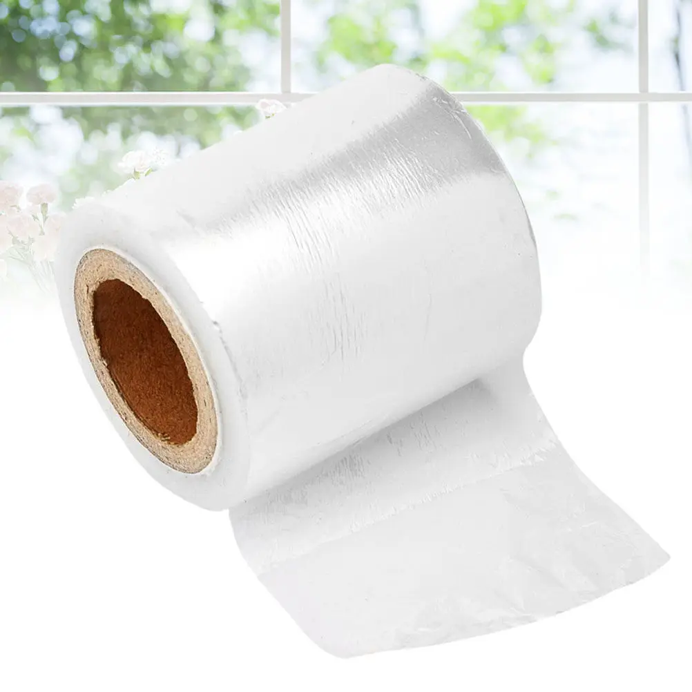1 Roll Eyebrow Tattoo Plastic Wrap Preservative Film 60mmx200m Clear Tape Cutter Supplies Safe Hygienic Skin Friendly Accessory