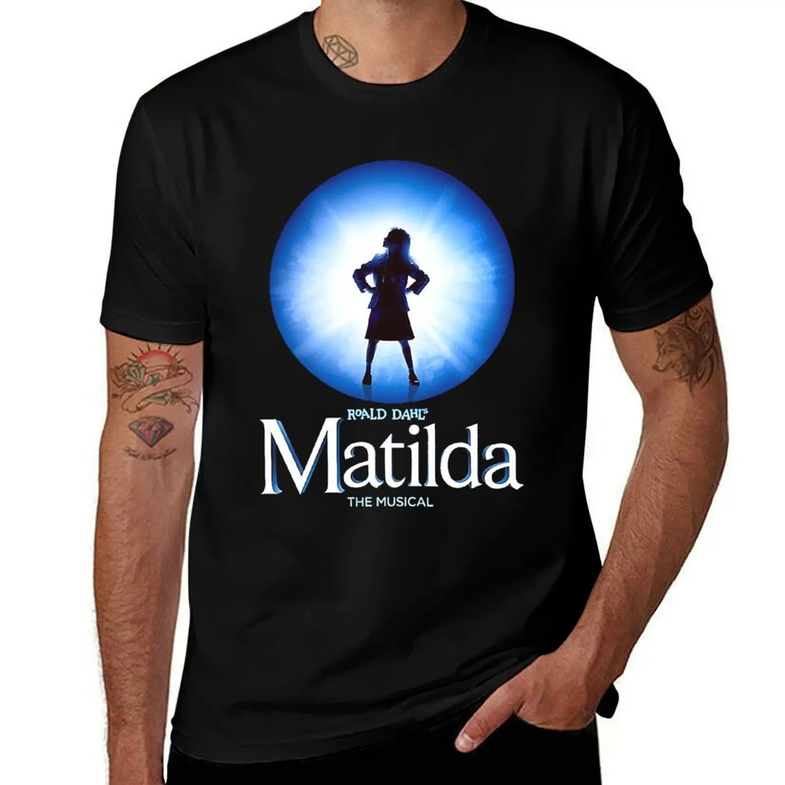 

Roald dahl’s matilda the musical T-Shirt man t shirt luxury t shirts for man cotton funny T-Shirt