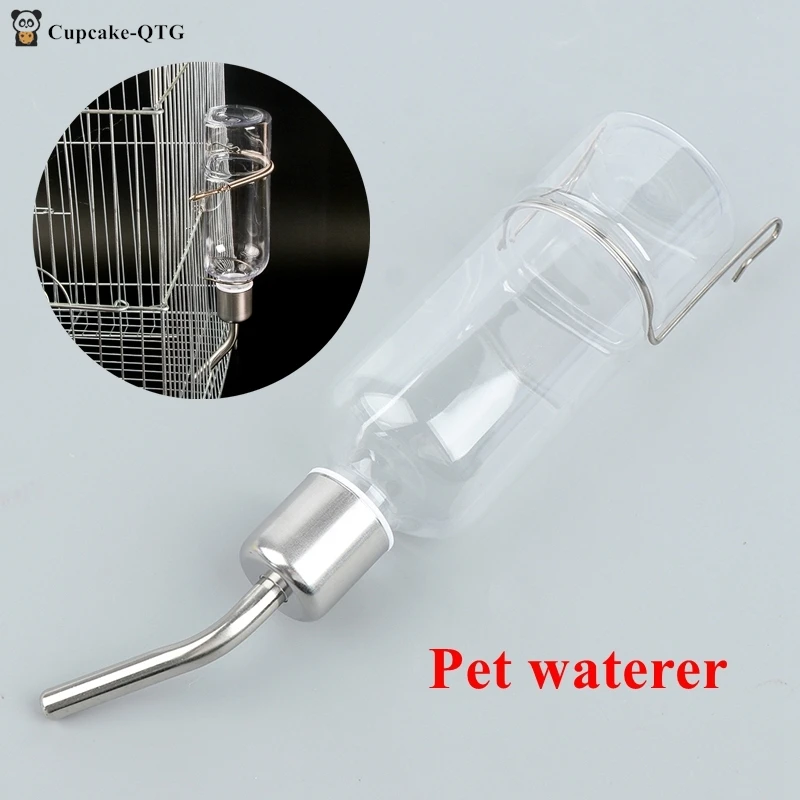 1pc Rabbit Hamster Drinking Water Nipple Bottle Dispenser Pet Hanging Automatic Drinker Device Syrian Tool