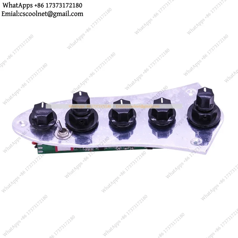 k3 5-String Jazz Bass Loaded Pre-Wired Control Plate Assembly Complete Pickguard Circuit for 4/5 String Bass Guitar Parts
