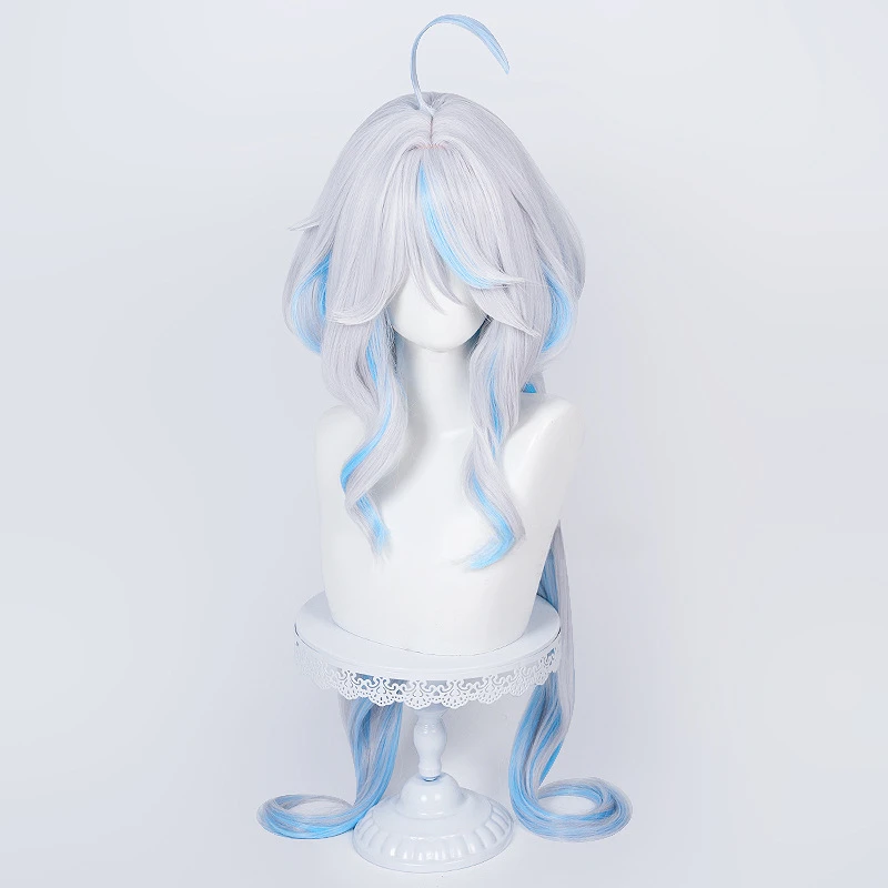 Gra Genshin Impact Furina peruka do cosplay Rose Network długie Focalors Anime peruki żaroodporne syntetyczne peruki do włosów