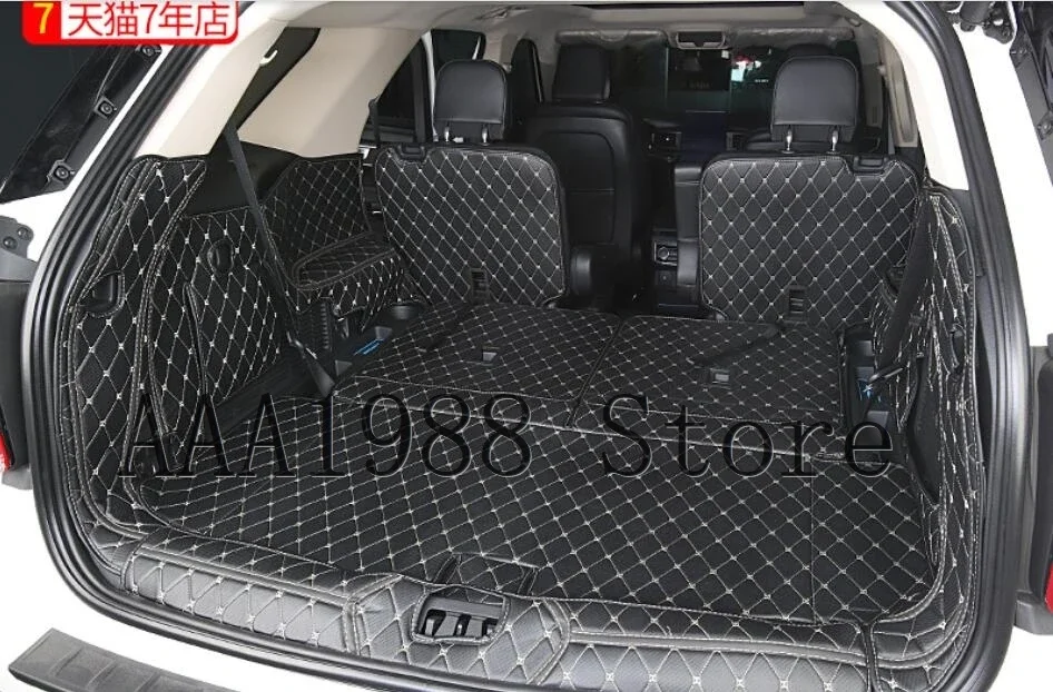 لفورد اكسبلور 2020 2021 2022 اكسسوارات السيارات الجذع الحصير حماية الجلود حصيرة Catpet الغطاء الداخلي جزء السيارات التصميم