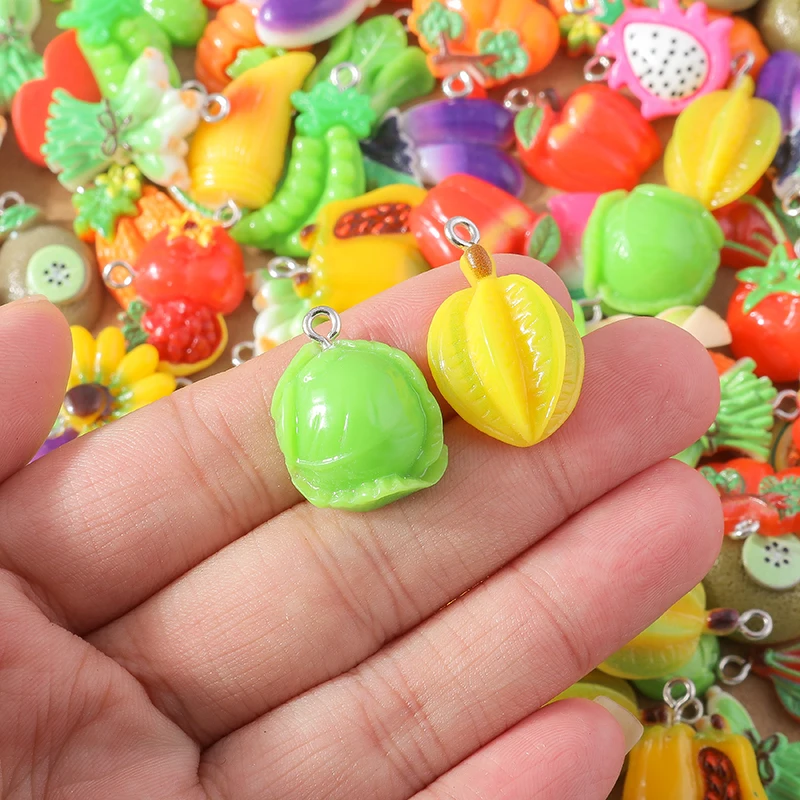 15 teile/los Mix Nette Harz Blume Charms für Die Herstellung Von Ohrringen Halskette Anhänger DIY Handgemachte kinder Schmuck Zubehör Erkenntnisse – Detail 5
