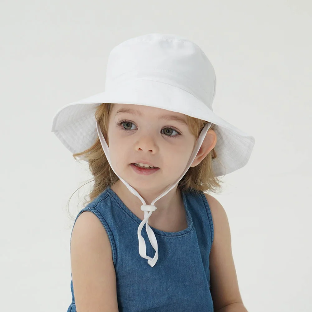 

Quick-Drying Baby Fisherman Hat Cotton Breathable Sun Hat Adjustable Sun Protection for Kids Toddler Outdoor Travel