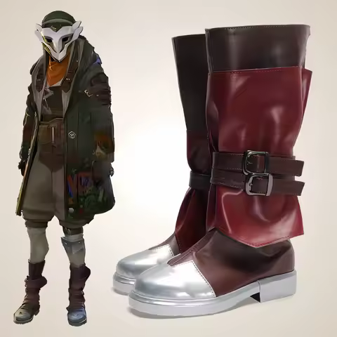 Ekko Cosplay Shoes League of Legends/LOL Arcane Season 2 Ekko Cosplay Costume Boots Halloween