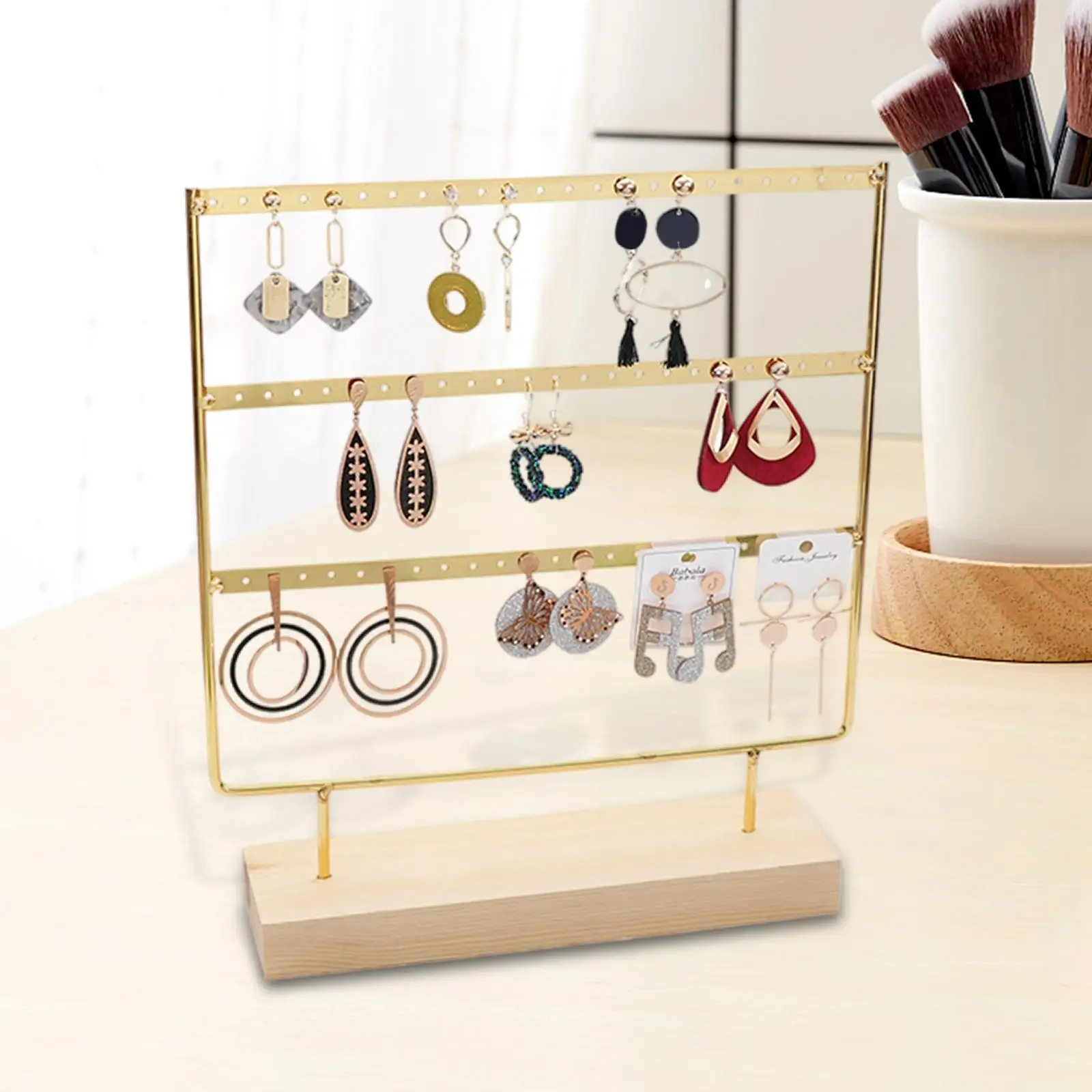 Earring Stand Ear Stud Holder Large Storage Girls Holder Rack Display Stand