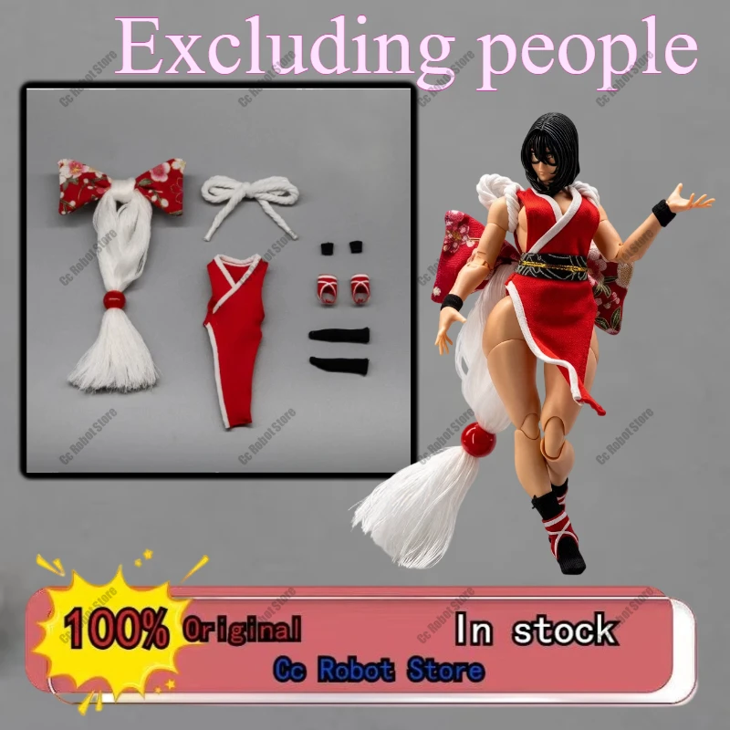 

[In Stock] 1/12 Scale Action Figure, Red Kimono Outfit, Accessory Set, Compatible with 6-inch FURY Female Soldier Doll Bodies