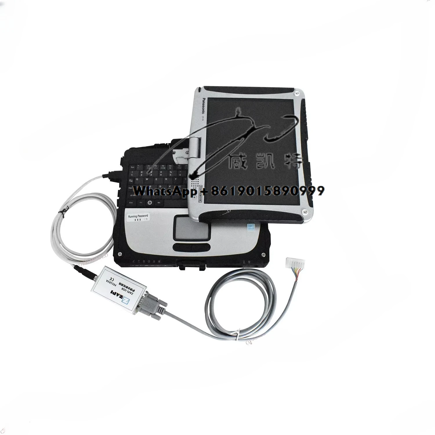 

Console Controller ZAPI Programmer Data Cable ZAPI-USB Electric Controller Diagnostic Tool with Cf19 Laptop Full Set