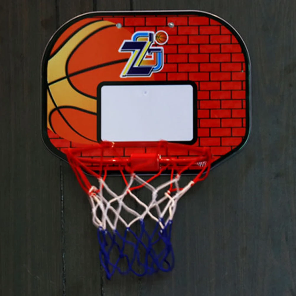 

1 Set Wall Suction Type Basketball Board Plastic Basketball Mini Wall Mounted Basketball Board Indoor Outdoor Sports Supplies fo