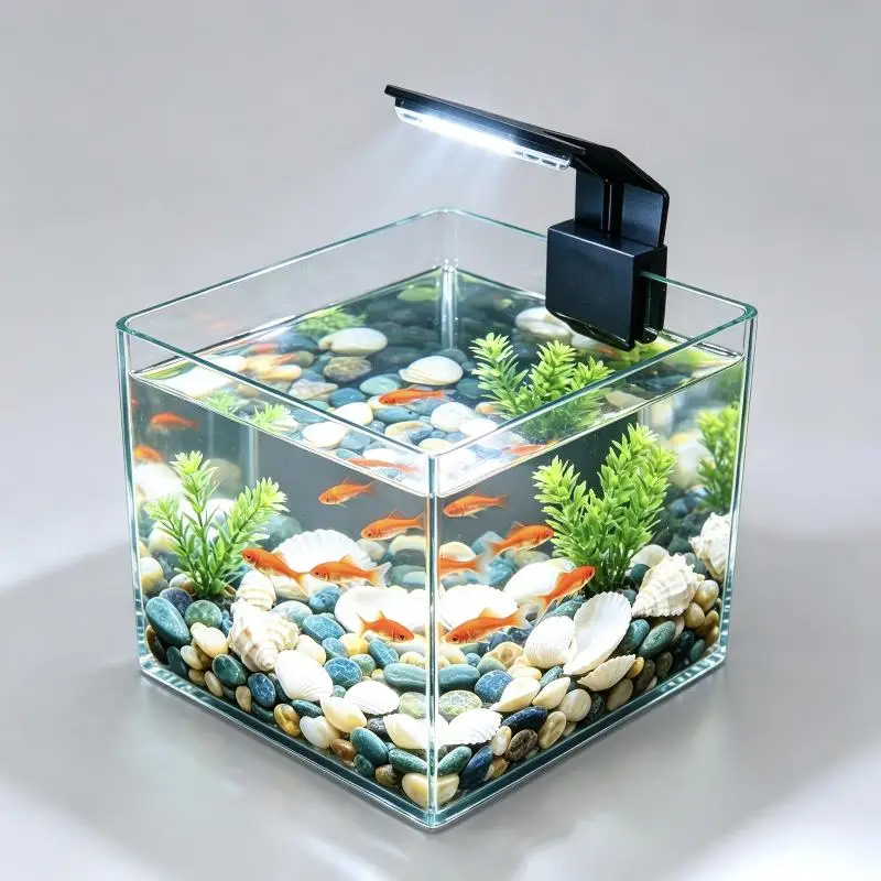 Full Spectrum Aquarium LED Light Ultra-thin Waterproof Fish Tank Water Grass Plant Growth Lamp Aquarium Fish Tank Accessories
