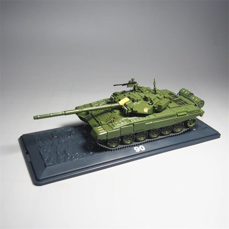 

1:43 Scale Diecast Alloy T90 Toys Tank Chariot Model Militarized Combat Track Type Classic Nostalgia Adult Souvenir Gift Display