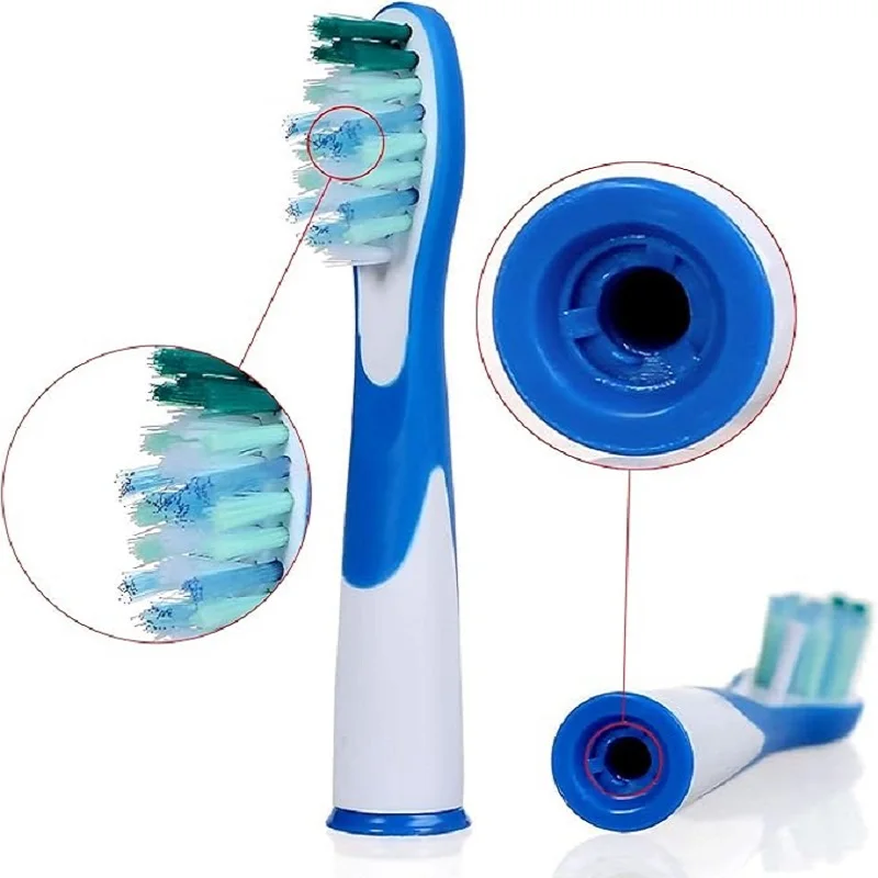 Substituição Toothbrush Heads Compatível com Oral B Sonic, Cabeças completas da escova, Cabeças elétricas da escova, 4 Pack