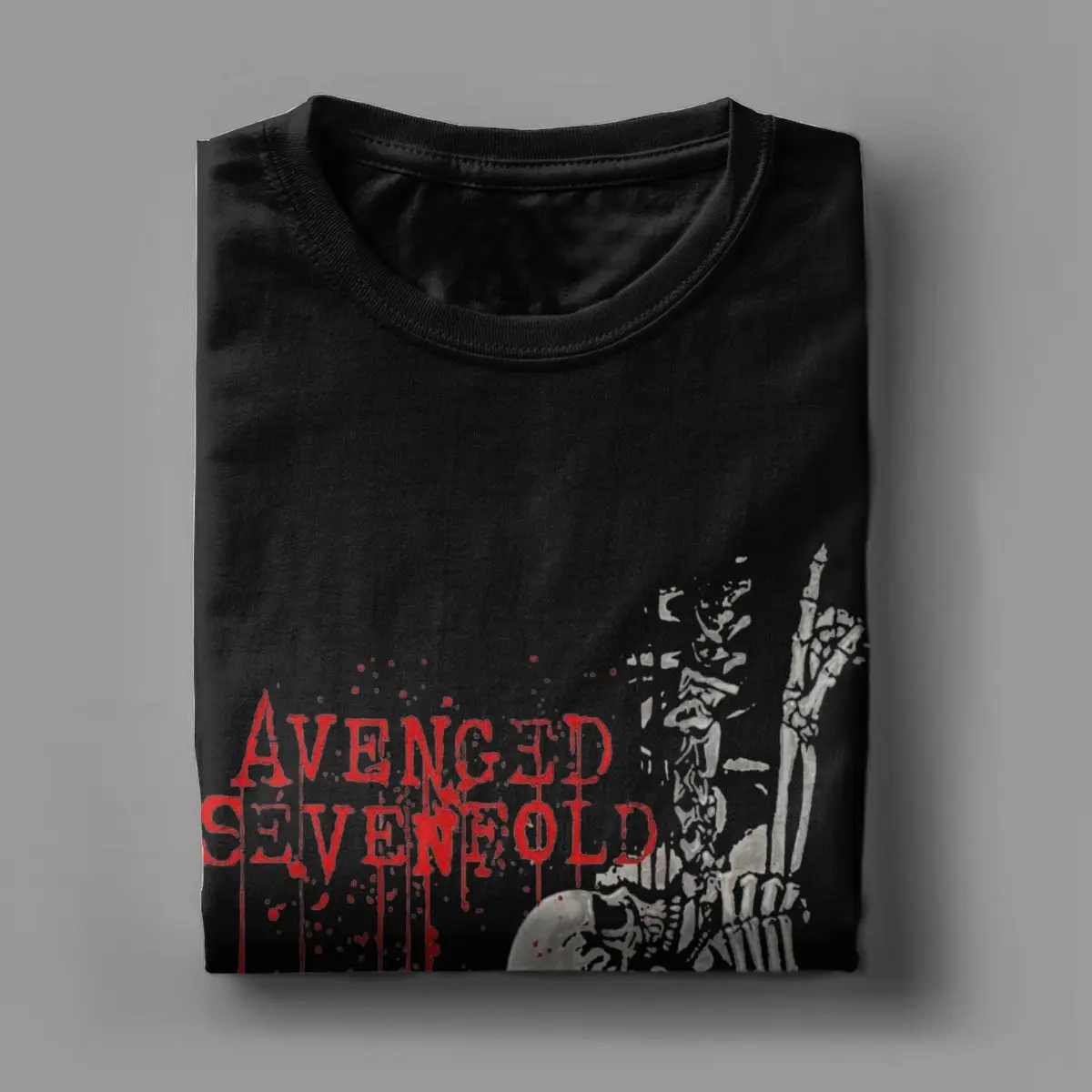 Avenged Sevenfold 남성용 100% 코튼 티셔츠, 독특한 라운드넥 티셔츠, 반팔, 클래식 의류