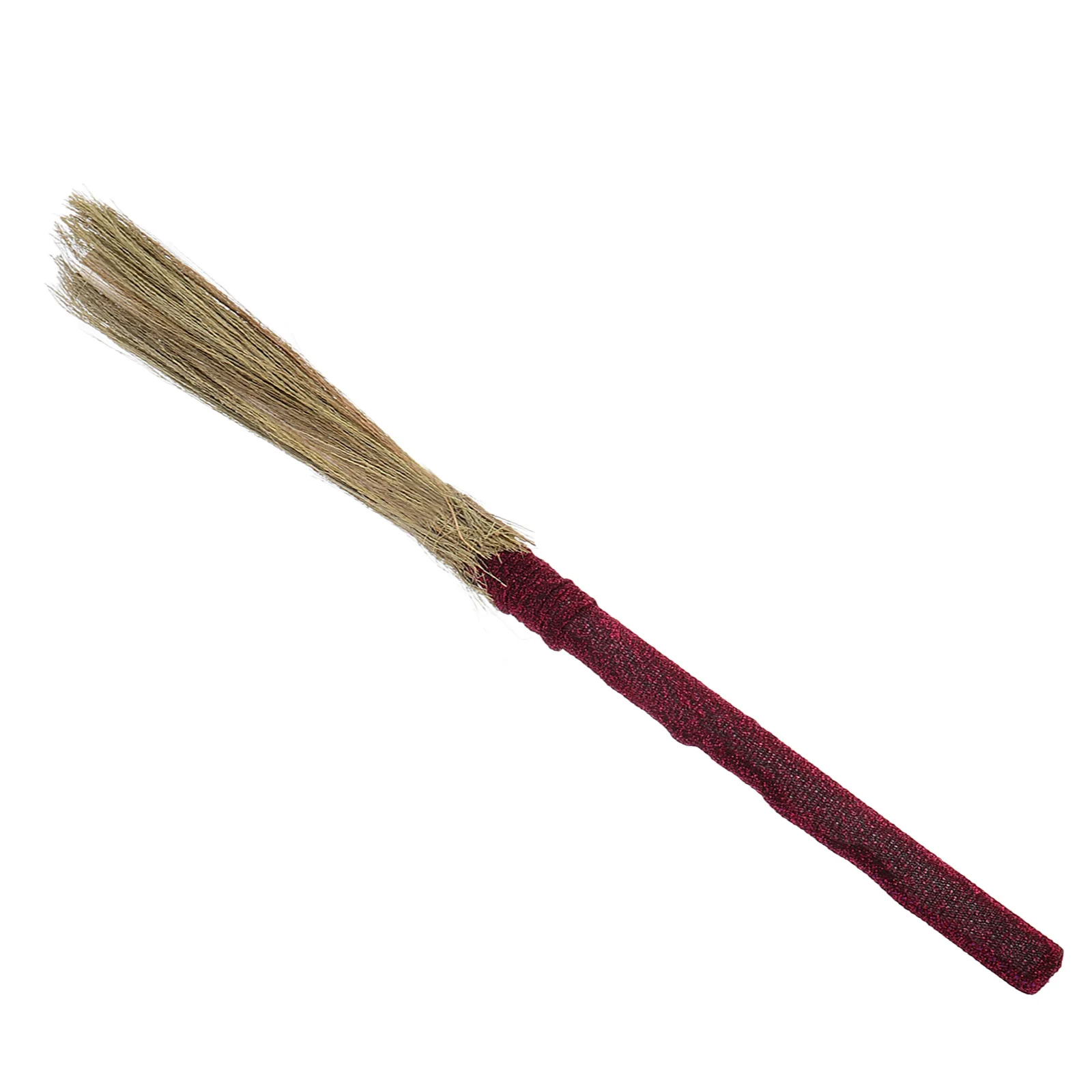 

Halloween Witch Broomstick Prop Realistic Plastic Sturdy Witch Broom for Cosplay Costume Parties Stage Performances Decor