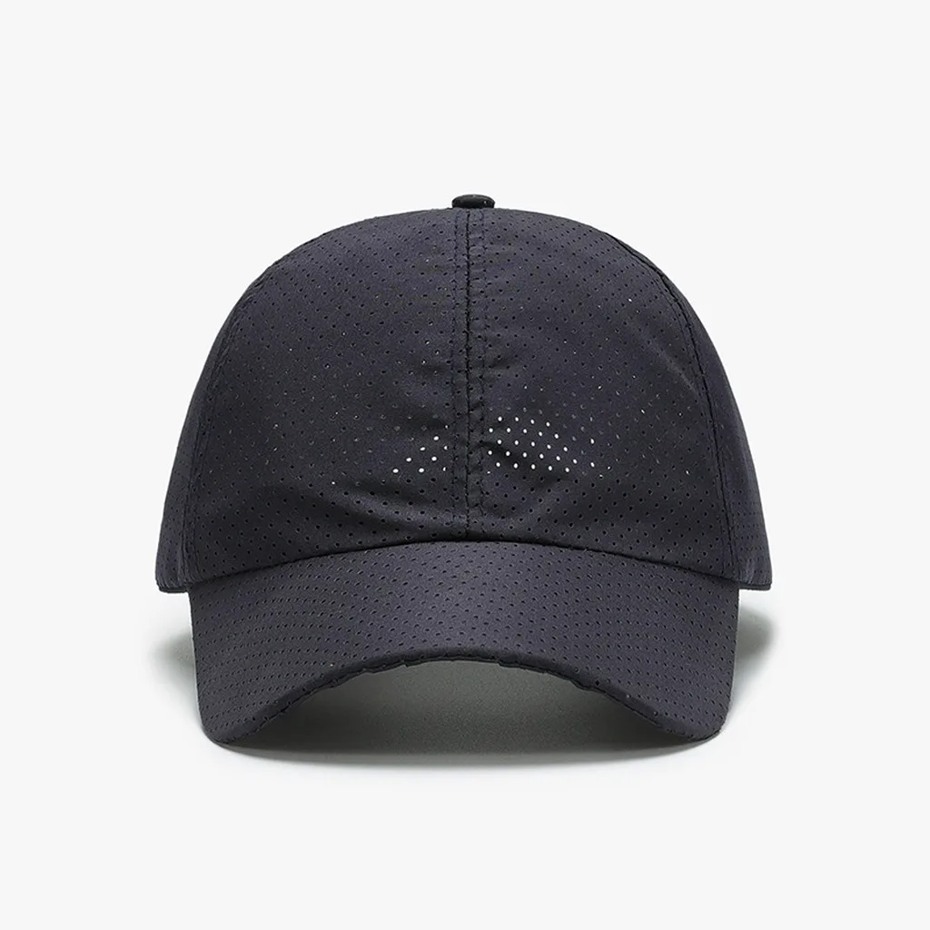 Baseballmütze, verstellbar, für Herren, Outdoor-Mütze, UV-Mütze, perforierter Sonnenhut für den täglichen Gebrauch, Outdoor-Sport, Angeln – Detail 7