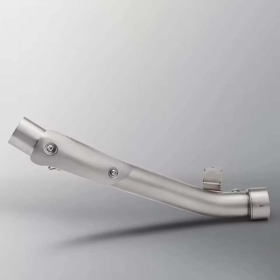 For Suzuki GSXR GSX-R 1000 07-11 GSXR1000 GSX-R1000 K7-K11 Motorcycle Exhaust Mid Link Pipe Escape Slip-On With Silvery Muffler - Image 5