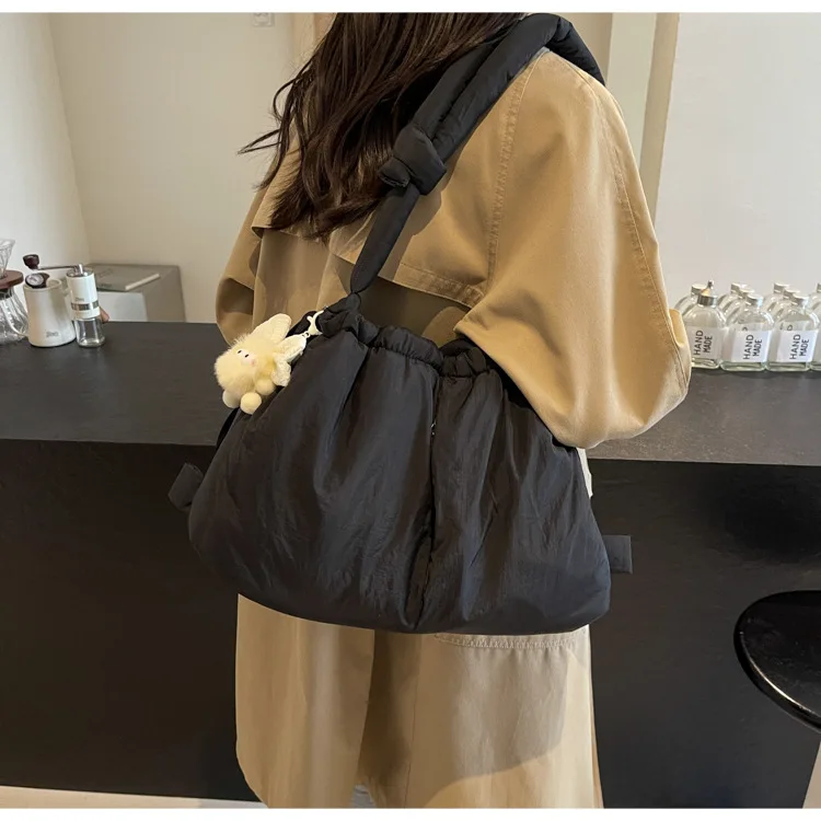 2025 NEW Tote Bag Lightweight Puffy Handbag Large Capacity Hobo Bag Pillow Shopper bag for Women Work Shopping Travel bolsos sac