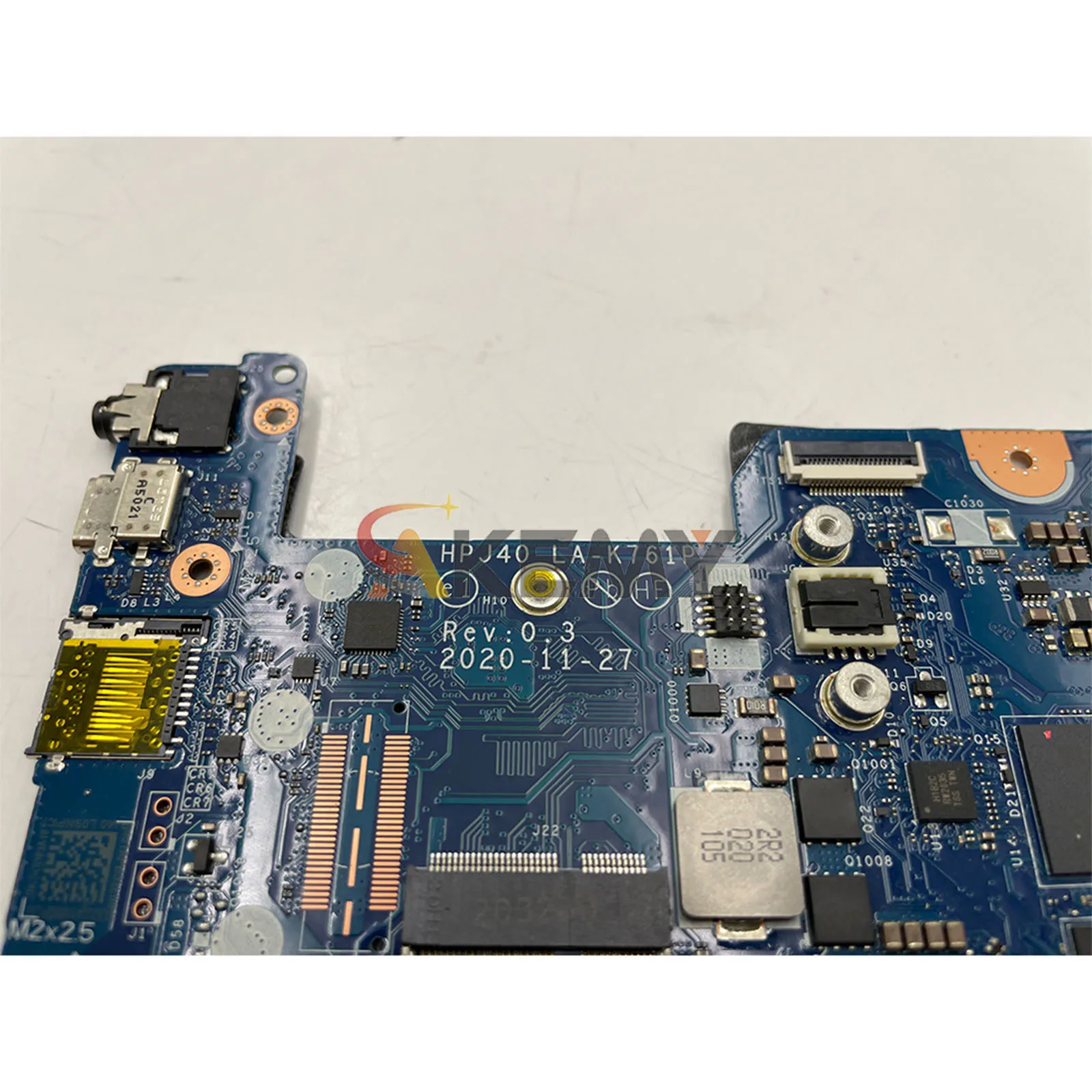 LA-K761P для ноутбука HP Chromebook X360 14B-CB, материнская плата M47681-001 с процессором N4000 N4500 N6000, 4 ГБ ОЗУ, 64 ГБ SSD, 100% тестирование