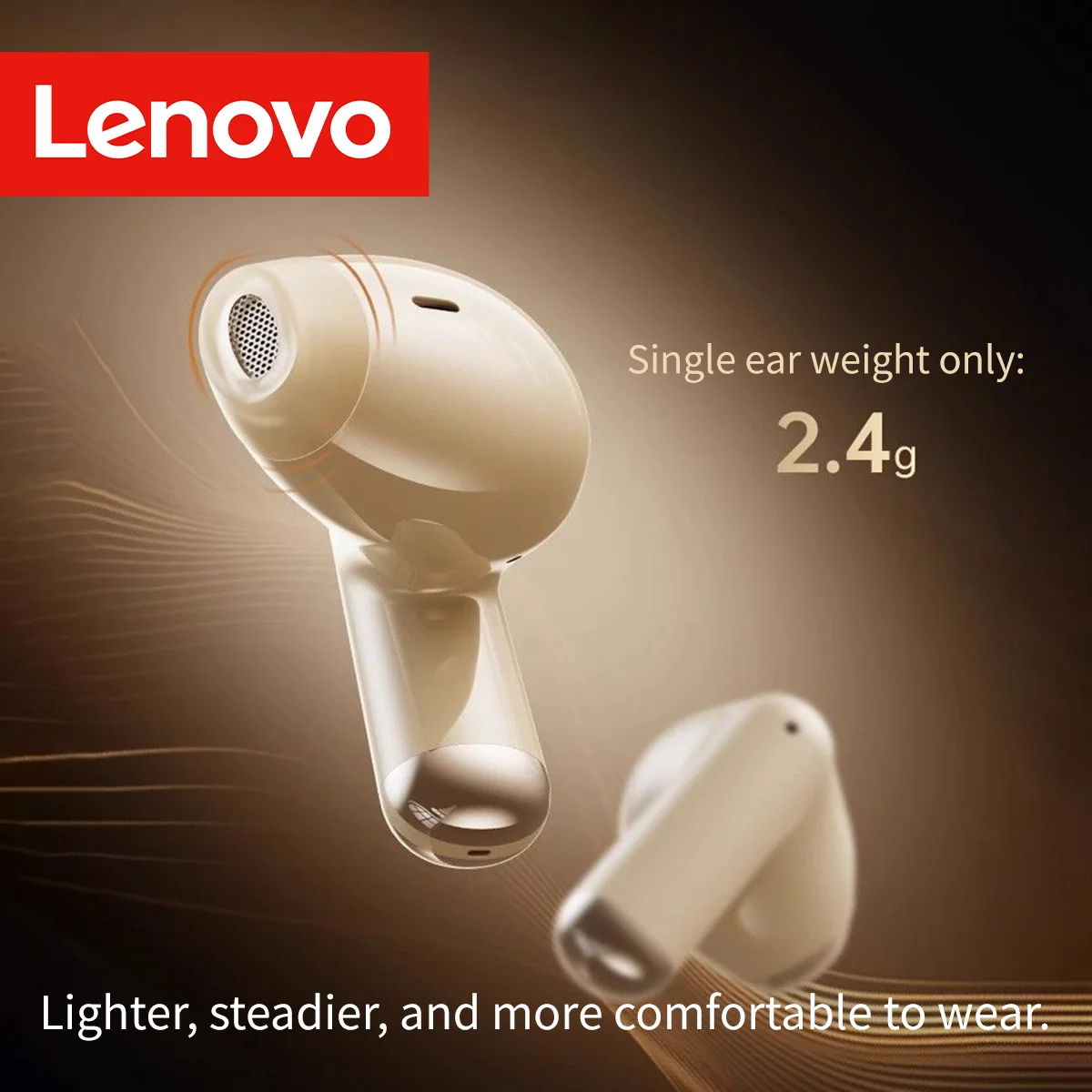 لينوفو اللاسلكية Tws الرياضة سماعات الموسيقى Anc الحد من الضوضاء Hifi ستيريو Bt5.4 عمر البطارية الطويل Hd دعوة سماعات مريحة #4