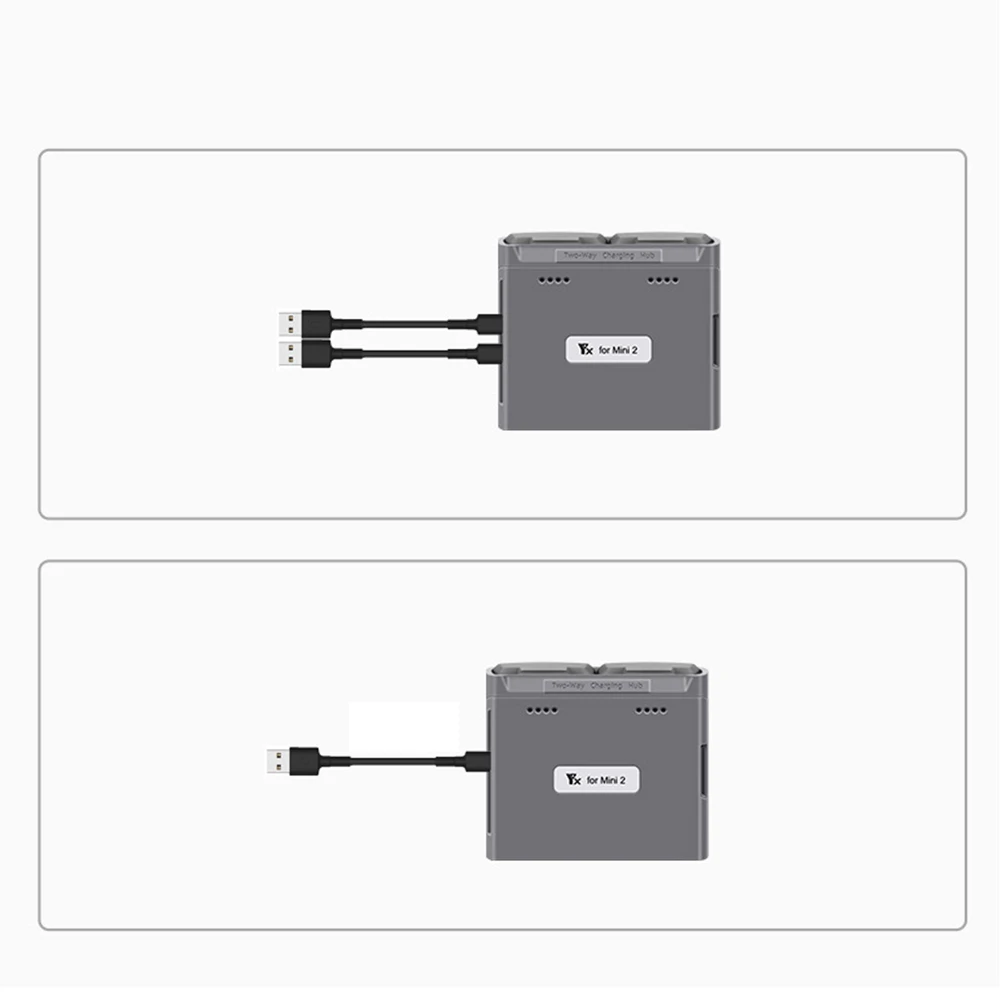 

Зарядное устройство для Mini 2/Mini SE, двухсторонний зарядный концентратор, аккумуляторы для дрона, USB-зарядное устройство для аксессуаров DJI Mini 2/Mini SE, A Z